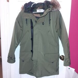 Mens Coach 3 in 1 Parka Jacket
